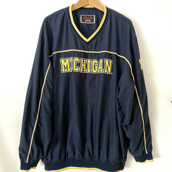 Colosseum Athletic Michigan Wolverines Windbreaker - Picture 1 of 8
